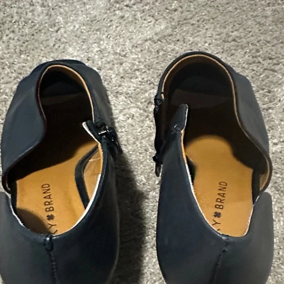 Lucky Brand Black Leather Mules - Picture 4 of 5